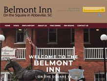 Tablet Screenshot of belmontinn.net